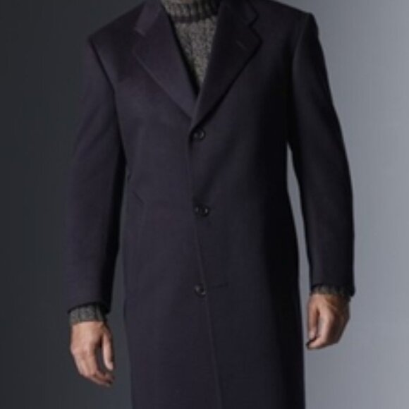 Luxury Cashmere Full Length Trench Coat - Picture 3 of 10